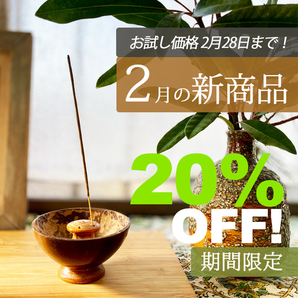 ＼＼20％OFF！ 2月の新商品　2/28まで／ ／