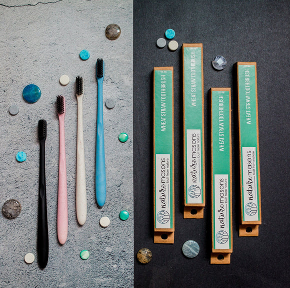 麦わら歯ブラシ