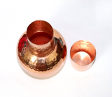 純銅製のベットルームジャー（カップつき）750ml